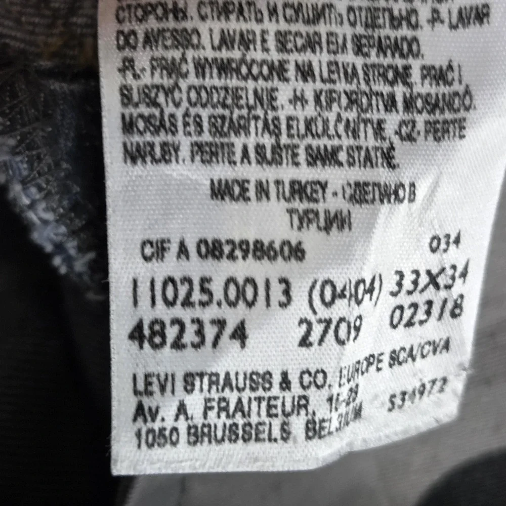 Levis 11715 important